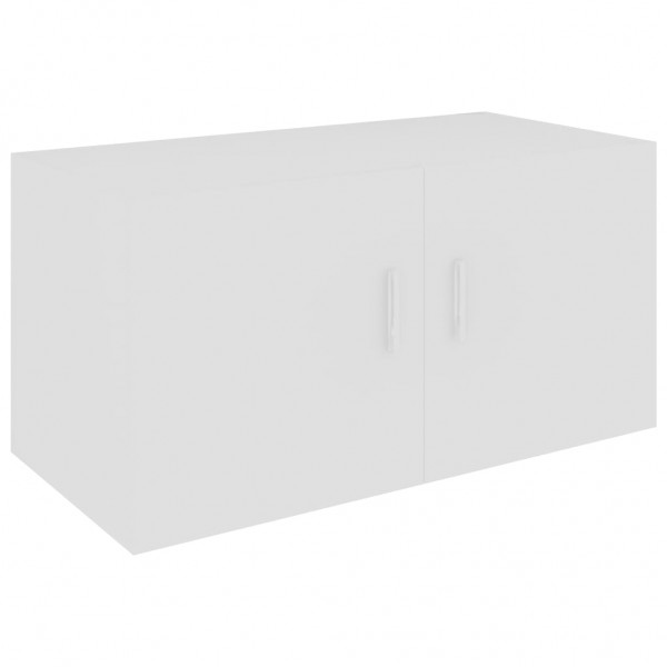 Armario de pared madera contrachapada blanco 80x39x40 cm D
