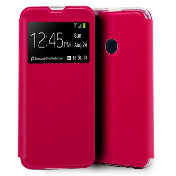 Fundação COOL Capa de Flip para Samsung M215 Galaxy M21 Lisous rosa D