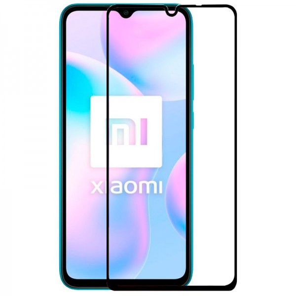 Protetor de cristal temperado COOL para Xiaomi Redmi 9A / 9AT (FULL 3D Negro) D