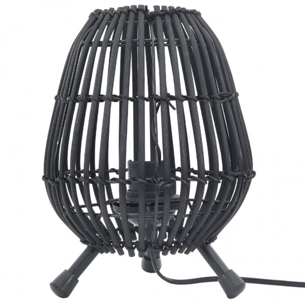 Lámpara de pie de mesa Willow negro 60 W 20x27 cm E 27 Lámpara de pie de mesa Willow negro 60 W 20x27 cm E 27 D