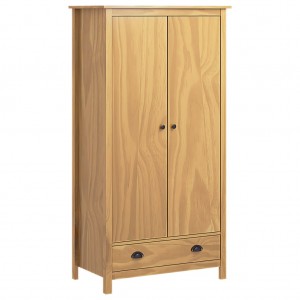 Armário de 2 portas Hill madeira maciça pinho 89x50x170cm D