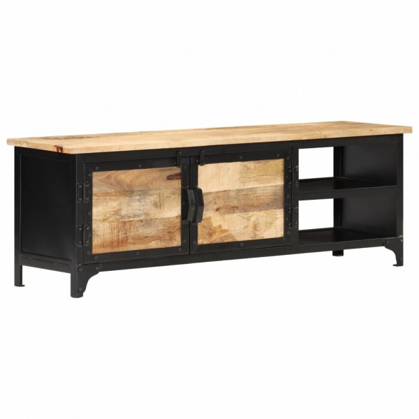 Mueble para TV 120x30x40 cm madera maciza de mango D