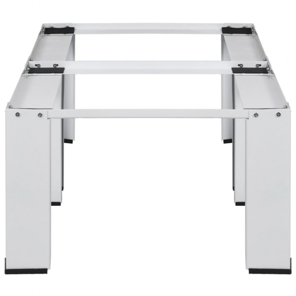 Suporte duplo para máquina de lavar e secar branco M 4