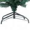 Árbol de Navidad artificial delgado y soporte PVC verde 180 cm 5