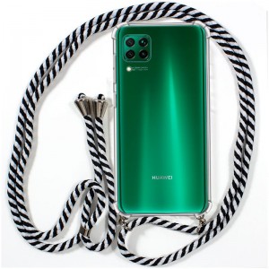 Carcaça COOL para Huawei P40 White-Black Cord D