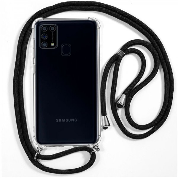 Carcaça Samsung M315 Galaxy M31 Cordão Negro D
