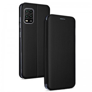 Funda COOL Flip Cover para Xiaomi Mi 10 Lite Elegance Negro D