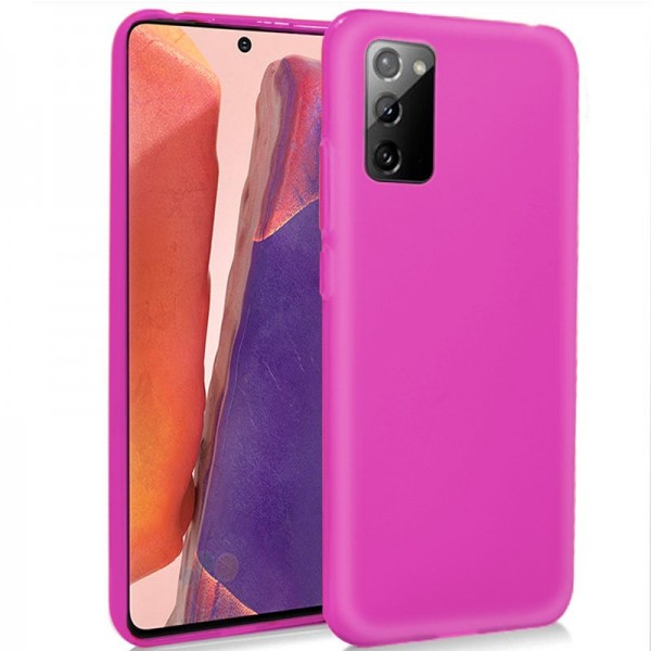 Funda de silicone Samsung N980 Galaxy Note 20 (Pink) D
