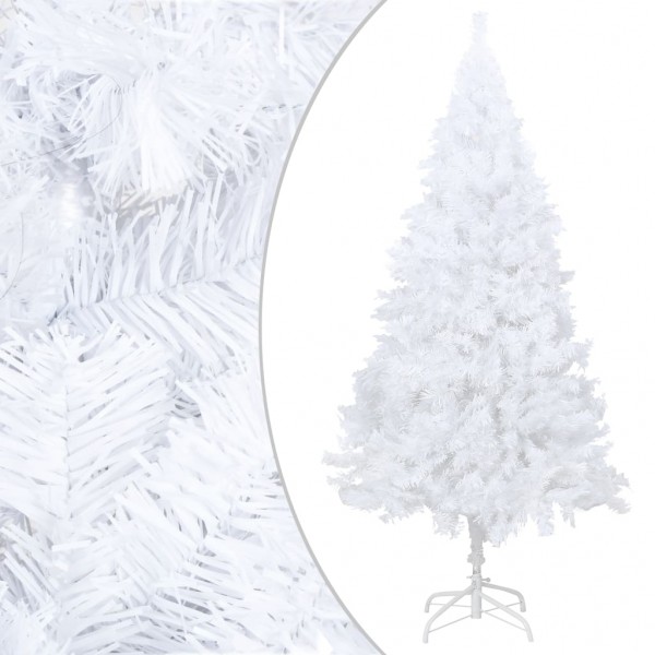 Árbol de Navidad artificial con ramas gruesas PVC blanco 150 cm D