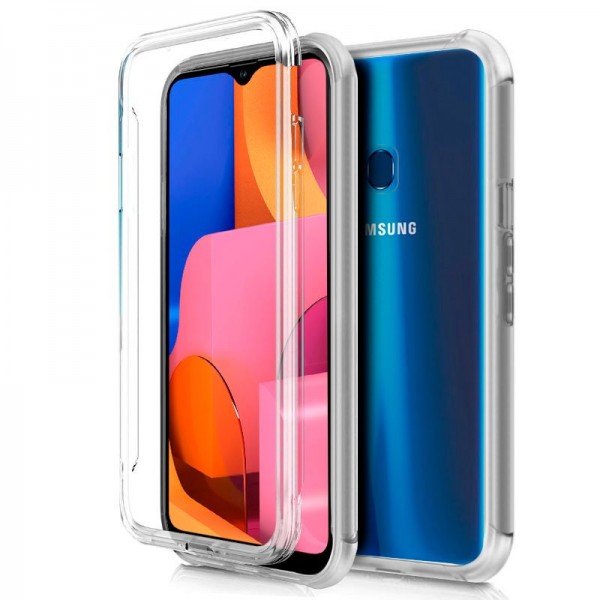 Funda Silicona 3D Samsung A207 Galaxy A20s (Transparente Frontal + Trasera) D