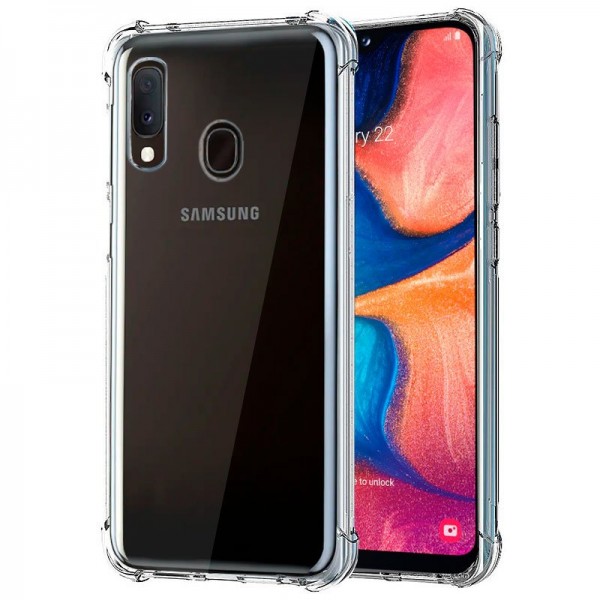 Carcaça COOL para Samsung A202 Galaxy A20e AntiShock Transparent D