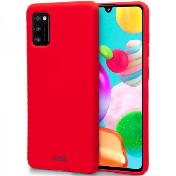 Carcasa COOL para Samsung A415 Galaxy A41 Cover Rojo D