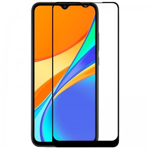 Protetor de cristal temperado COOL para Xiaomi Redmi 9C / 10A / A1 / A1 Plus / ZTE (FULL 3D Negro) D