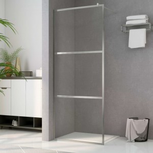 Mampara de ducha accesible vidrio ESG claro 140x195 cm D
