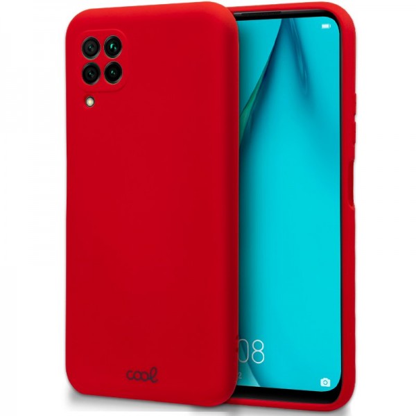 Carcaça COOL para Huawei P40 Lite tampa vermelha D