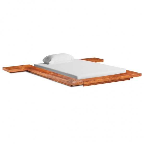 Estructura para futón japonés madera maciza de acacia 100x200 cm D