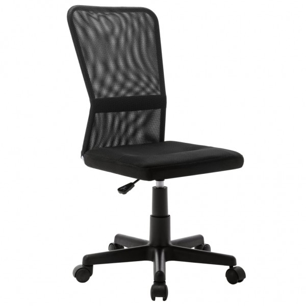 Cadeira de escritório de malha preta 44x52x100 cm D