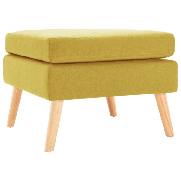 Reposapiés de tela amarillo D