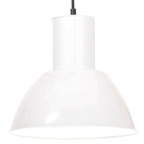 Lâmpada pendente redonda 25 W branco 28,5 cm E27 D