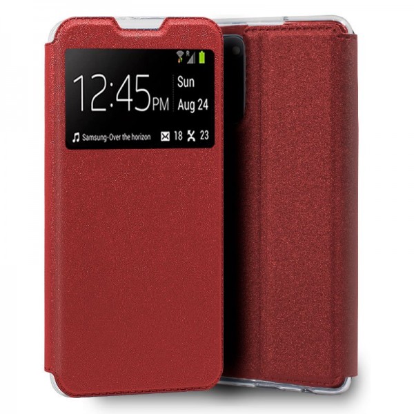 Funda Flip Cover Samsung G780 Galaxy S20 FE Liso Rojo D