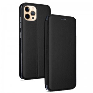 Fundação COOL Flip Cover para iPhone 12 Pro Max Elegância Preto D