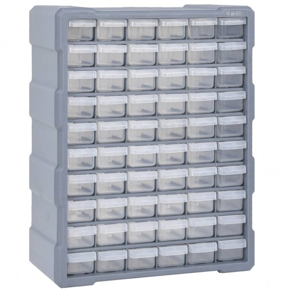 Organizador multicajones com 60 caixas 38x16x47.5 cm D