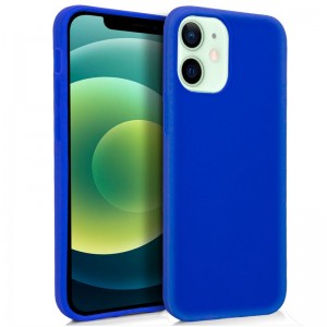 Funda Silicona iPhone 12 / 12 Pro (Azul) D