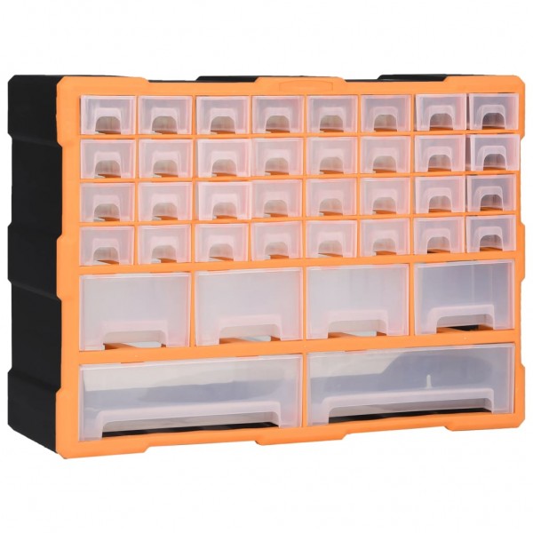 Organizador multicajones com 40 caixas 52x16x37.5 cm D