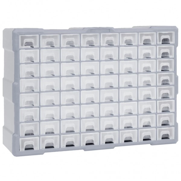 Organizador multicajones con 64 cajones 52x16x37.5 cm D