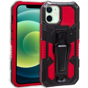 Carcasa COOL para iPhone 12 / 12 Pro Hard Clip Rojo D