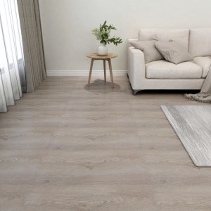 Lamas para suelo autoadhesivas 55 piezas PVC 5.11 m² gris taupe D