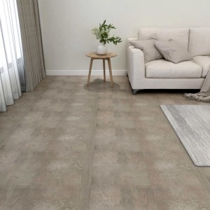 Lamas para suelo autoadhesivas 55 uds PVC 5.11 m² gris D