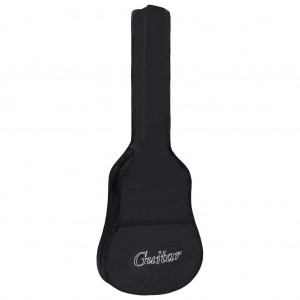 Estojo para guitarra clássica 4/4 tecido preto 100x37 cm D