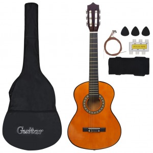 Set de guitarra clásica para niños principiantes 8 pzas 1/2 34 H