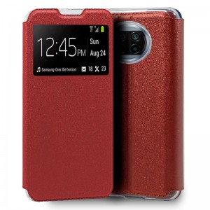 Funda COOL Flip Cover para Xiaomi Mi 10T Lite Liso Rojo D