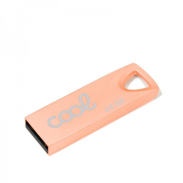 Pen Drive USB x64 GB 2.0 COOL Metal KEY Rose Gold D