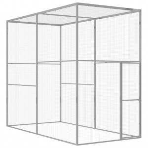 Caixa para gatos de aço galvanizado 3x1.5x2.5 m D