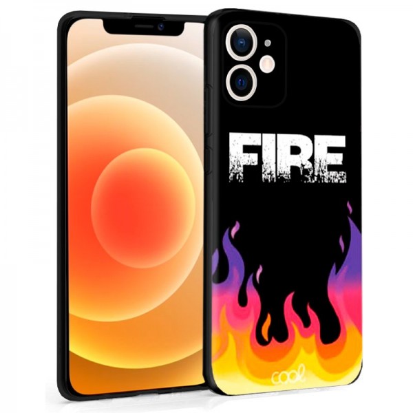 Capa iPhone 12 mini Desenhos Fire D