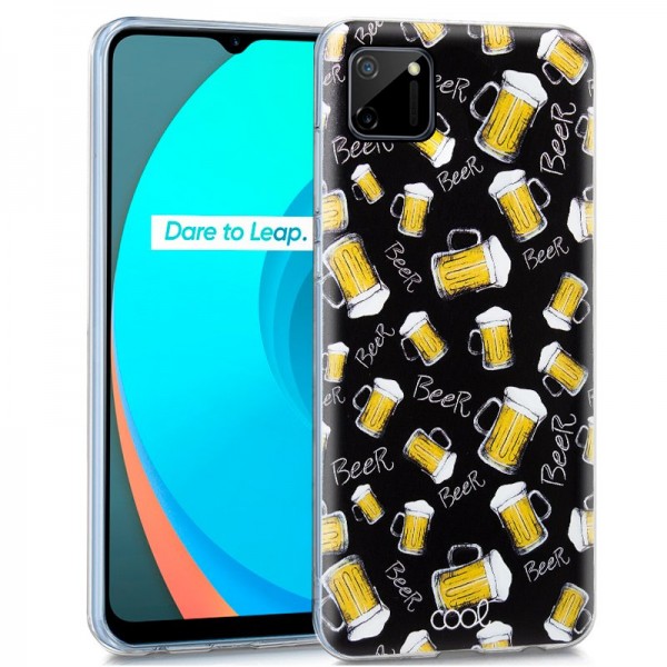 Carcaça COOL para Realme C11 Desenhos de cerveja D