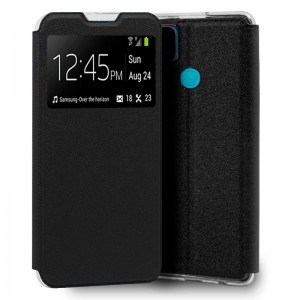 Fundação COOL Capa de Flip para Oppo A15 / A15s Black Lise D