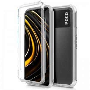 Funda COOL Silicona 3D para Xiaomi Pocophone M3 (Transparente Frontal + Trasera) D
