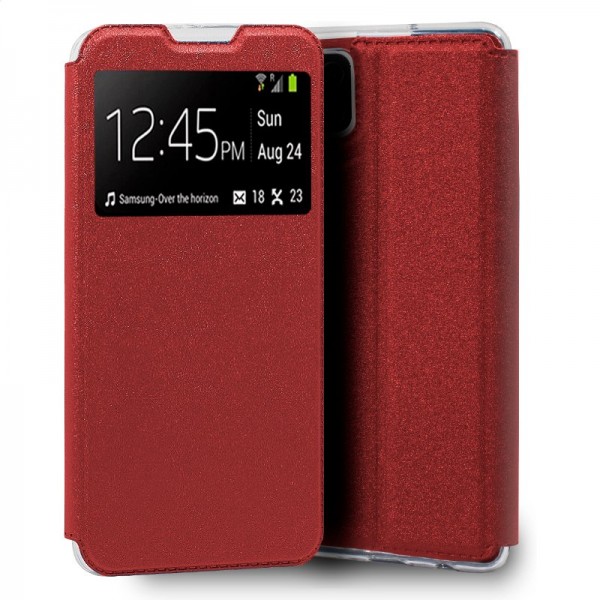 Funda Flip Cover Samsung A125 Galaxy A12 Liso Vermelho D