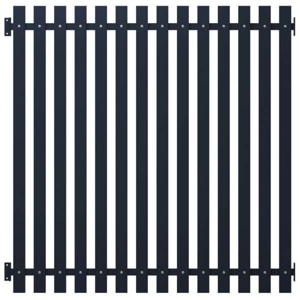 Panel de valla acero recubrimiento polvo antracita 170.5x170 cm D