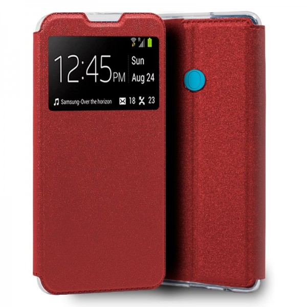 Funda COOL Flip Cover para Samsung M115 Galaxy M11 / A11 Liso Rojo D