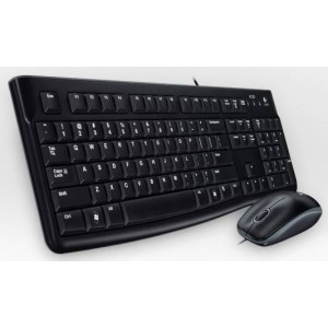 TECLADO+MOUSE LOGITECH MK120 PRETO D