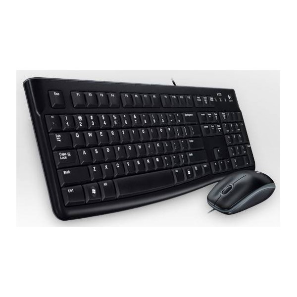 TECLADO+MOUSE LOGITECH MK120 PRETO D