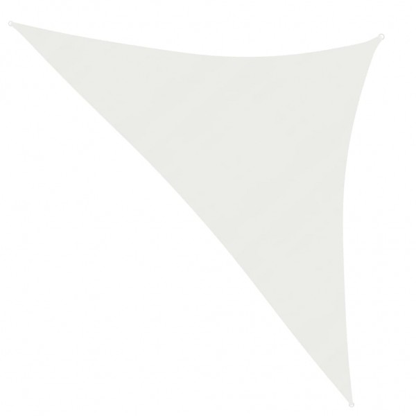 Toldo de vela blanco HDPE 160 g/m² 3.5x3.5x4.9 m D