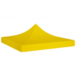 Techo de carpa para celebraciones amarillo 2x2 m 270 g/m² D