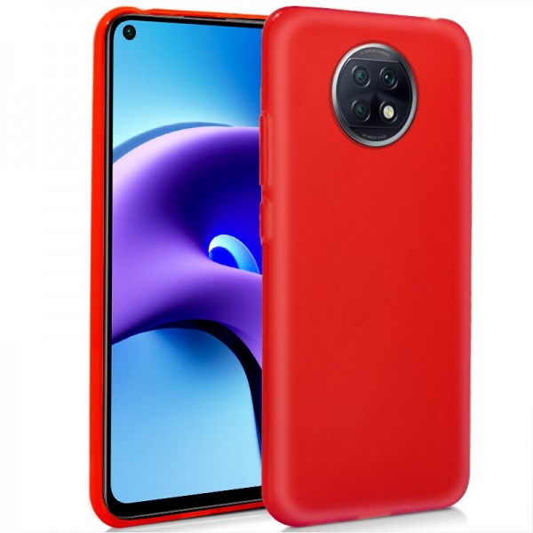 Funda COOL Silicona para Xiaomi Redmi Note 9T (Rojo) D