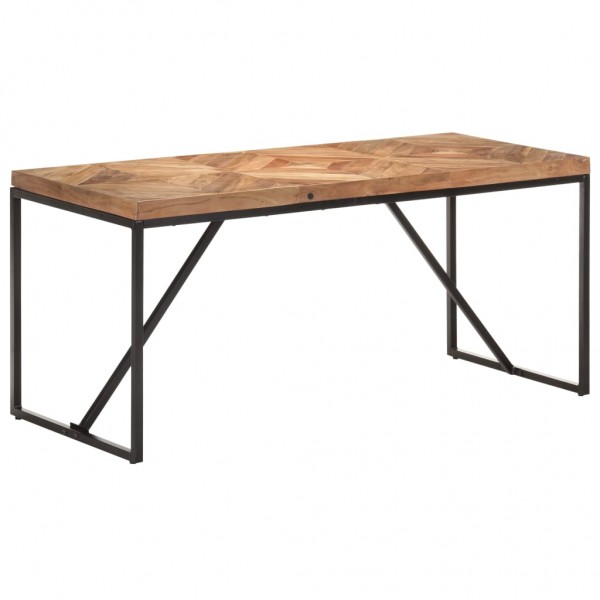 Mesa de jantar madeira maciça de acacia e mangue 160x70x76 cm D